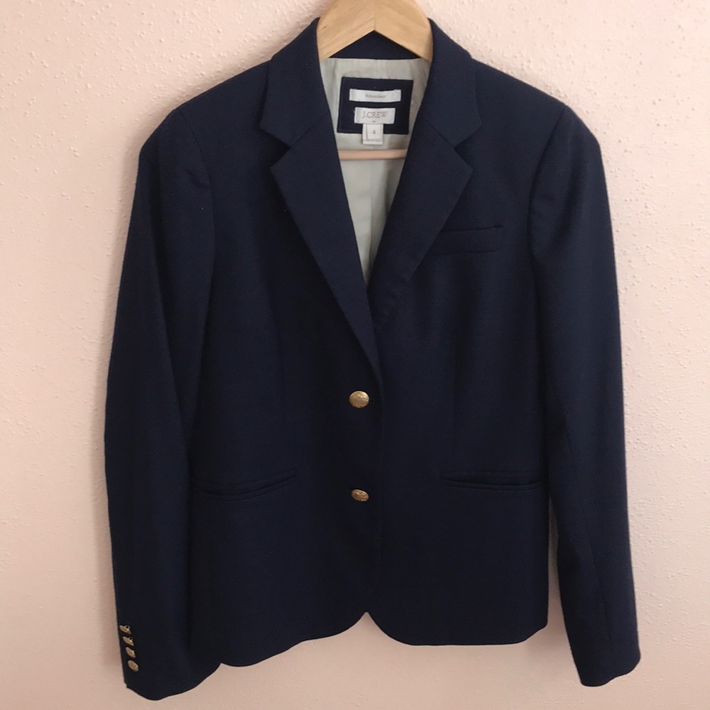 COPY SOLD already - J.Crew Navy Schoolboy wool blazer size 4